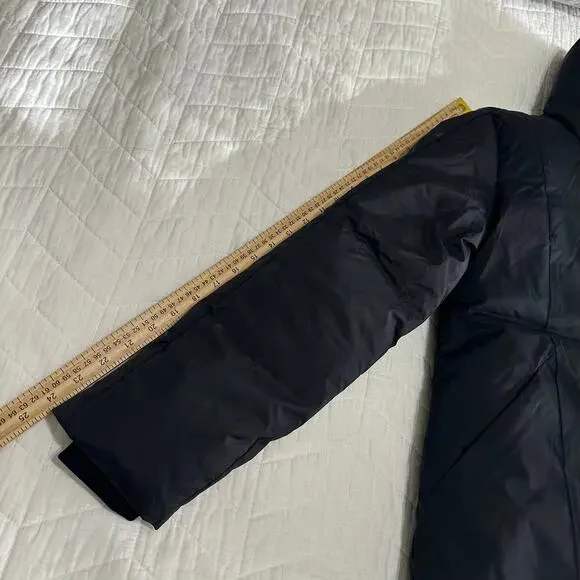 Whitesky Women Duck Down Waterproof Jacket Black Asymmetrical Zip Small New - Picture 16 of 16